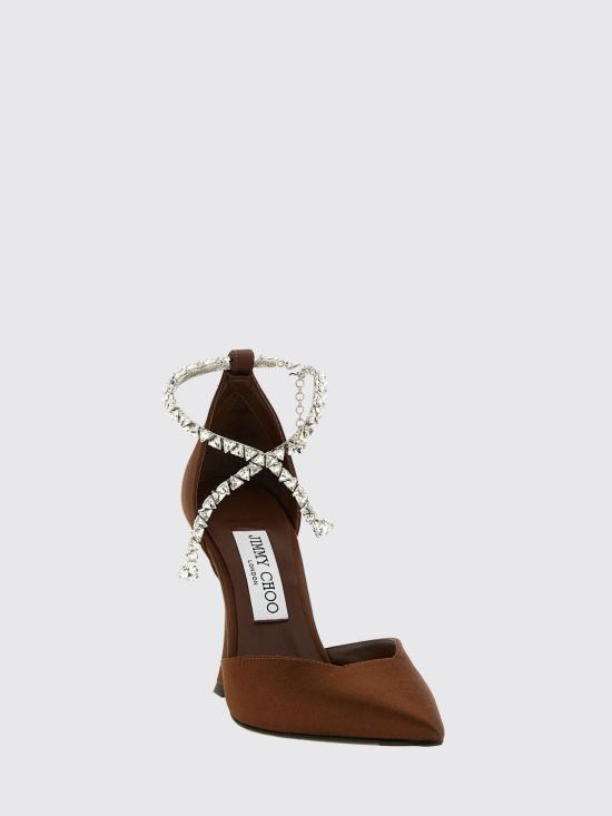 26SS 지미추 힐/펌프스 STEVIE100SAT BRONZE Brown - JIMMY CHOO