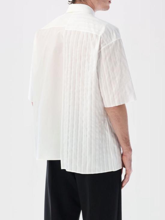 26SS MM6 메종마르지엘라 반팔 셔츠 SH0DR0007MTN135 961 White - MM6 MAISON MARGIELA