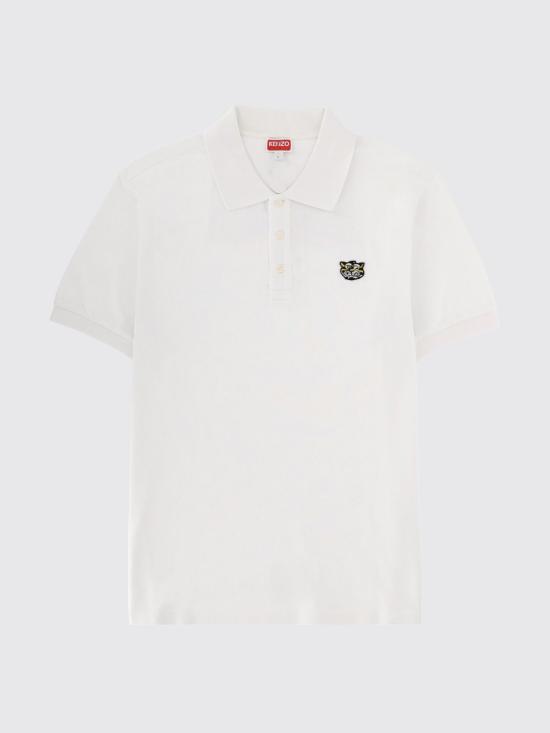 26SS 겐조 폴로 티셔츠 FG55PO1014PU 02 White - KENZO