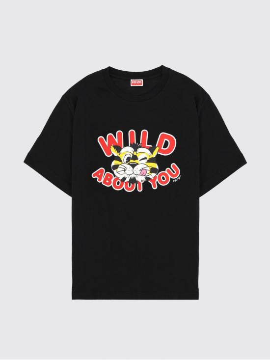 26SS 겐조 반팔 티셔츠 FG55TS2064SG 99J Black - KENZO