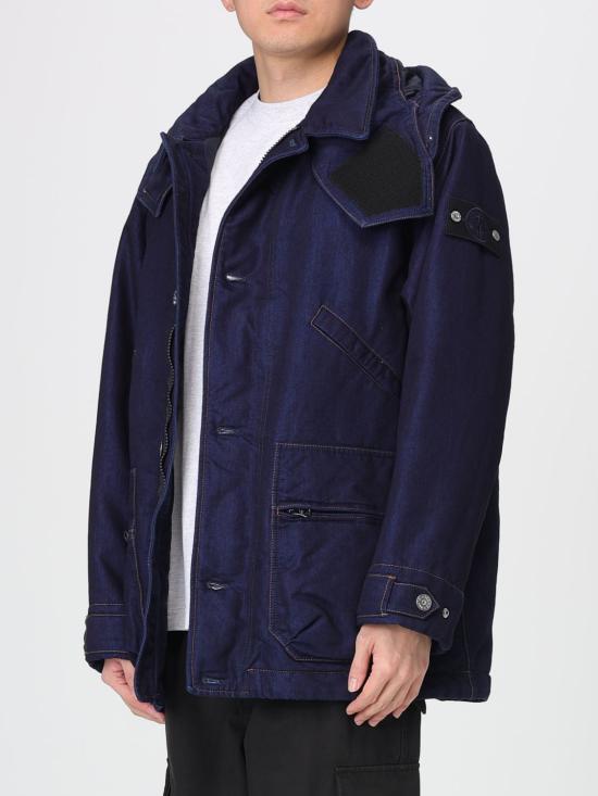 25FW 스톤 아일랜드 코트 4100122S00J2 VJ201 Denim - STONE ISLAND