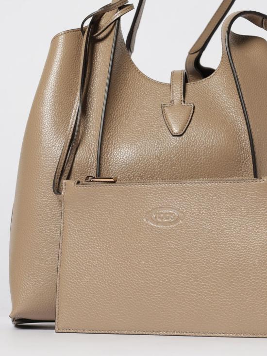 26SS 토즈 T 타임리스 스몰 쇼핑백 XBWTSBA0200C41 C413 Brown - TODS