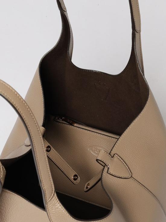 26SS 토즈 T 타임리스 스몰 쇼핑백 XBWTSBA0200C41 C413 Brown - TODS