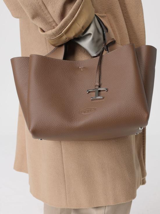 26SS 토즈 미니 토트백 XBWAPAFL1004L6 4L64 Brown - TODS