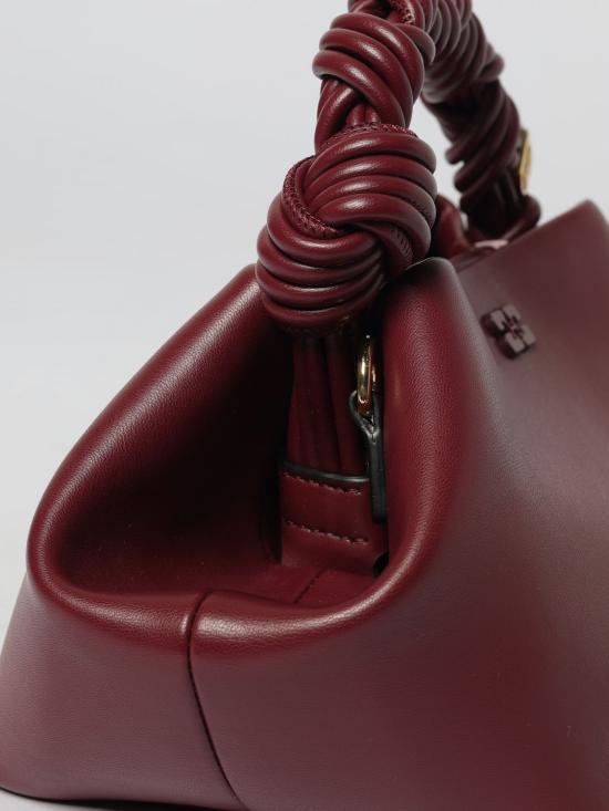 26SS 가니 스몰 부 백 A5313 436 Burgundy - GANNI