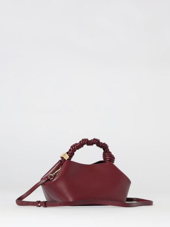 26SS 가니 스몰 부 백 A5313 436 Burgundy - GANNI