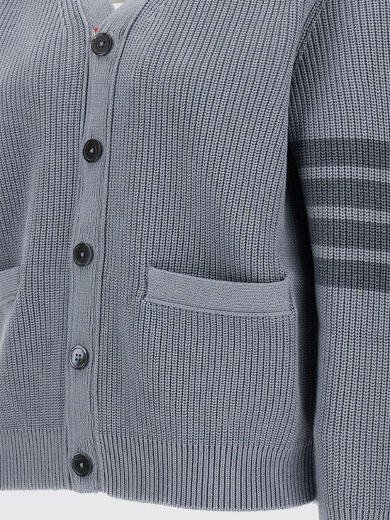 26SS 톰브라운 가먼트 다이드 4바 가디건 MKC635AY3065 055 Grey - THOM BROWNE