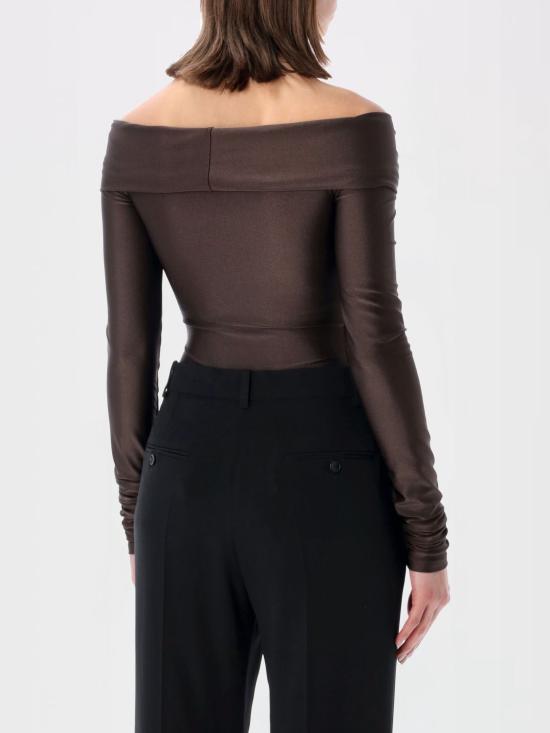 26SS 안다마네 긴팔 티셔츠 T190714ATJP062 600 Brown - ANDAMANE