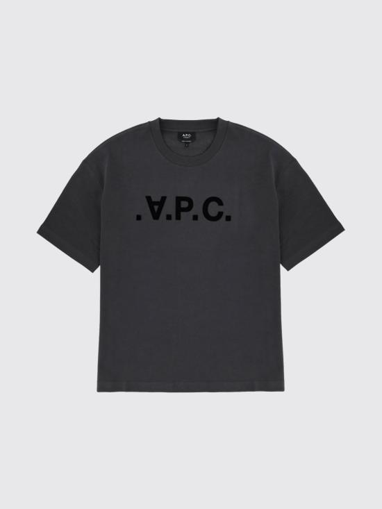 26SS 아페쎄 오버사이즈 그랜드 VPC 티셔츠 COHLRM26385 LZA Black - A.P.C.