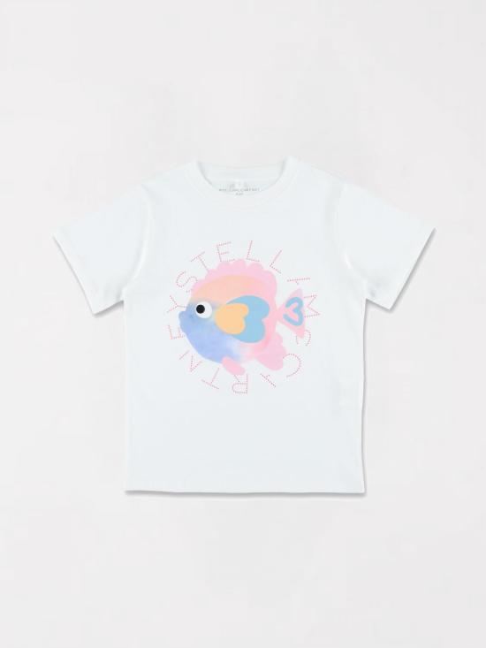 26SS [키즈] 스텔라 맥카트니 티셔츠 TY8A61Z0434 100 White