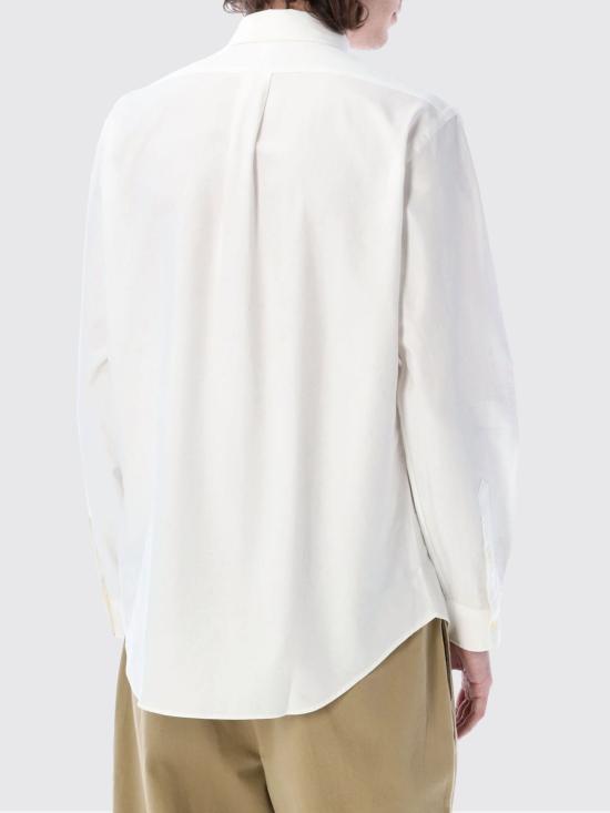 26SS 폴로 랄프로렌 컬러 포니 자수 커스텀 핏 버튼 다운 셔츠 710792041 001 White - POLO RALPH LAUREN