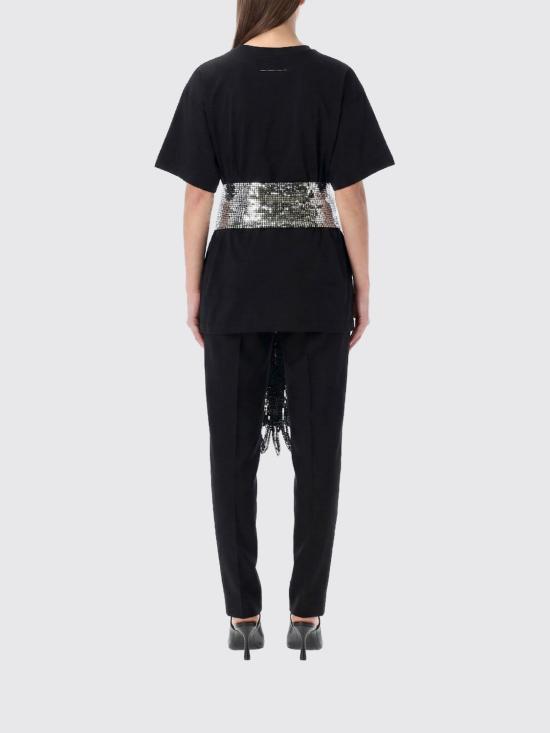 26SS MM6 메종마르지엘라 반팔 티셔츠 S52GC0358M20170 900 Black - MM6 MAISON MARGIELA