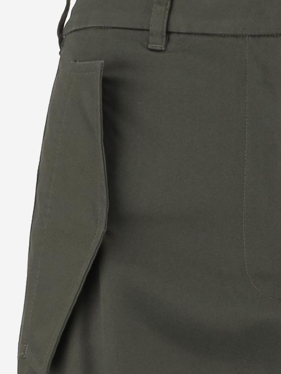 26SS 버버리 체크 개버딘 카고 트라우저 8118420 Green - BURBERRY