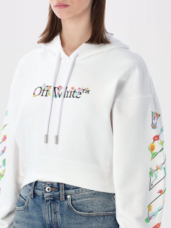 26SS 오프화이트 스웨터 OWBB056S26FLE001 0110 White - OFF WHITE