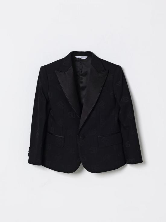 26SS [키즈] 돌체앤가바나 캐주얼 자켓 L41J70FJBAK N0000 Black