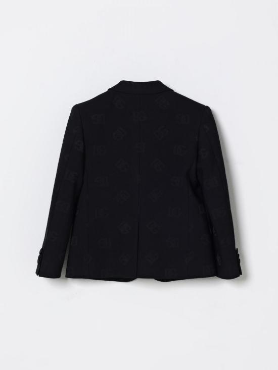 26SS [키즈] 돌체앤가바나 캐주얼 자켓 L41J70FJBAK N0000 Black - DOLCE & GABBANA