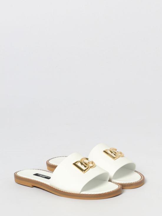 26SS [키즈] 돌체앤가바나 플립플랍 D11285A1048 80001 White - DOLCE & GABBANA