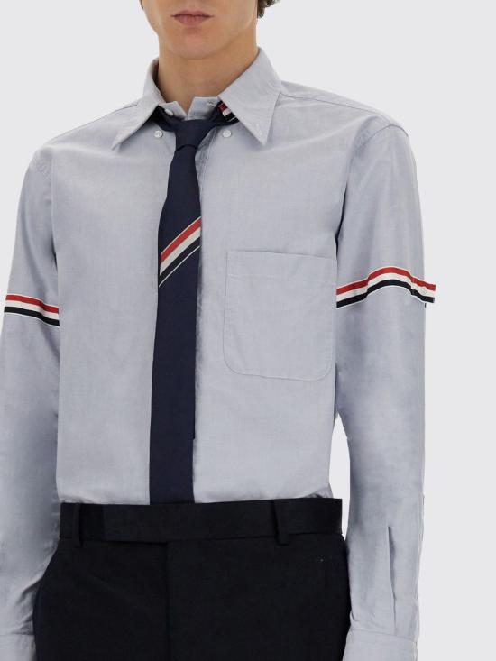 26SS 톰브라운 긴팔 셔츠 MWL150EF0313 480 Blue - THOM BROWNE