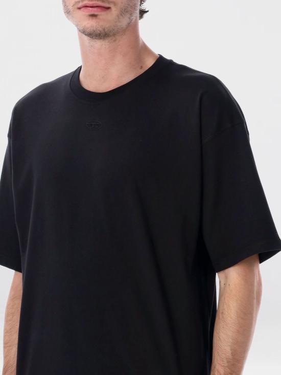 26SS 디젤 반팔 티셔츠 A215620PLAT 9XX Black - DIESEL