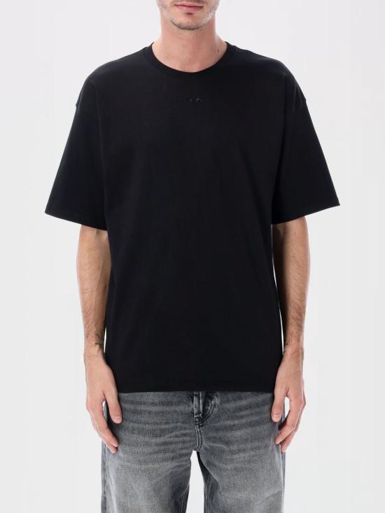 26SS 디젤 반팔 티셔츠 A215620PLAT 9XX Black