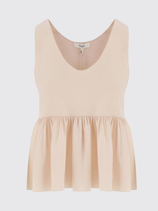 26SS 끌로에 민소매 티셔츠 CH26SHT30005 6H6 Pink - CHLOE