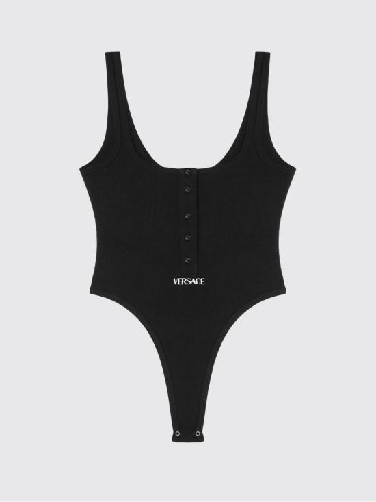 26SS 베르사체 민소매 티셔츠 10196881A09551 1B000 Black - VERSACE