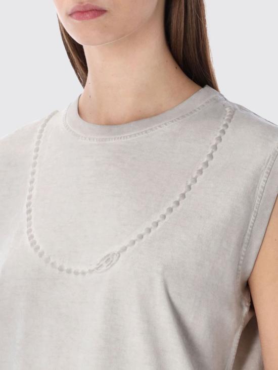 26SS 디젤 반팔 티셔츠 A209600JMBJ 141 Grey - DIESEL