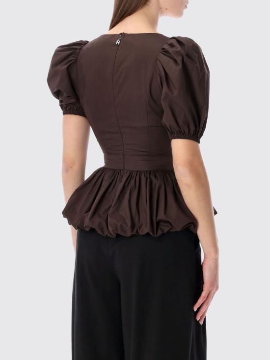 26SS 로테이트 반팔 티셔츠 115112 1667 Brown - ROTATE