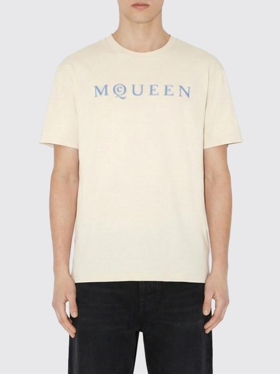 26SS 알렉산더 맥퀸 반팔 티셔츠 847750QTAD5 0997 Blue