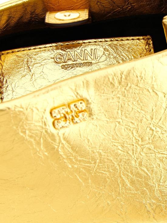 26SS 가니 메탈릭 미니 부백 B210003011036 339 Gold - GANNI