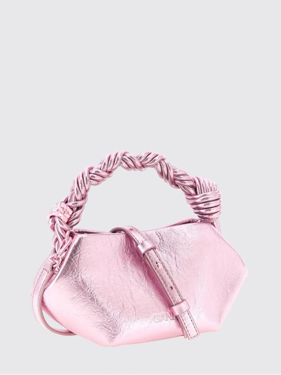 26SS 가니 메탈릭 미니 부백 B210003011036 499 Pink - GANNI