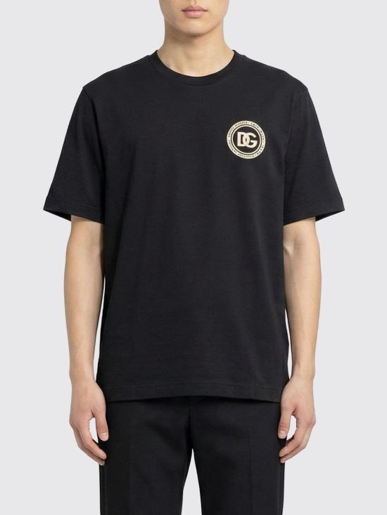 26SS 돌체앤가바나 반팔 티셔츠 G8PN9ZG7PZF N0000 Black