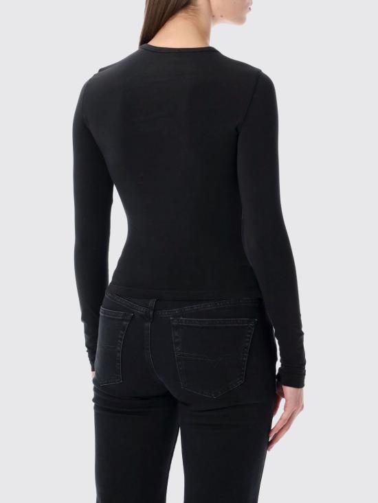 26SS 디젤 반팔 티셔츠 A199160AHQH 900 Black - DIESEL