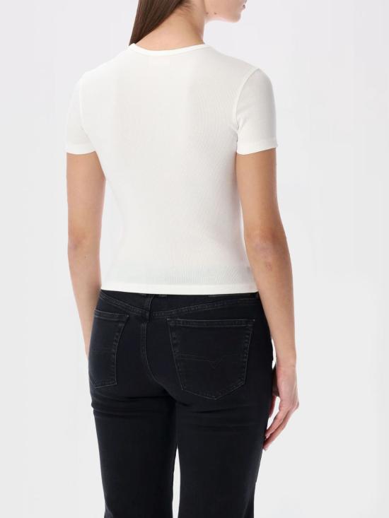 26SS 디젤 반팔 티셔츠 A199100JMBA 141 White - DIESEL