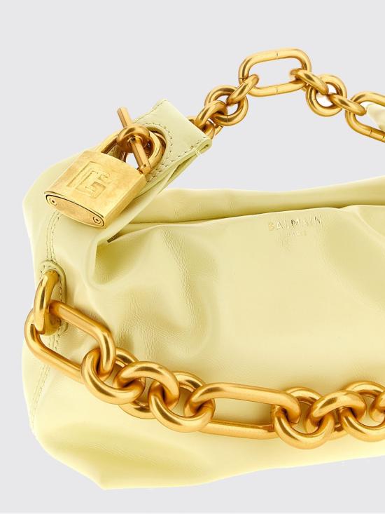 26SS 발망 토트백 FN0AD001LMTE 1GL Yellow - BALMAIN