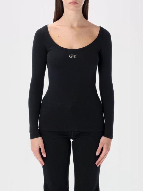 26SS 디젤 반팔 티셔츠 A199090JMBA 900 Black