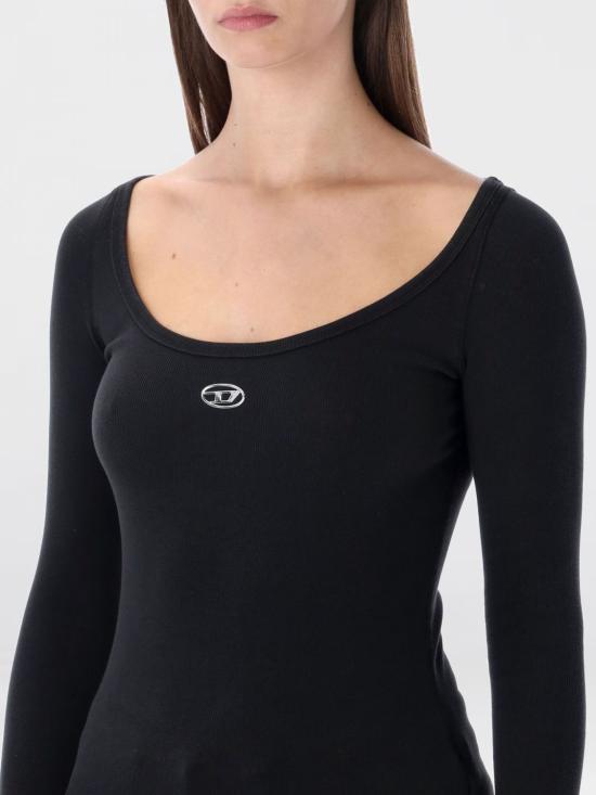 26SS 디젤 반팔 티셔츠 A199090JMBA 900 Black - DIESEL