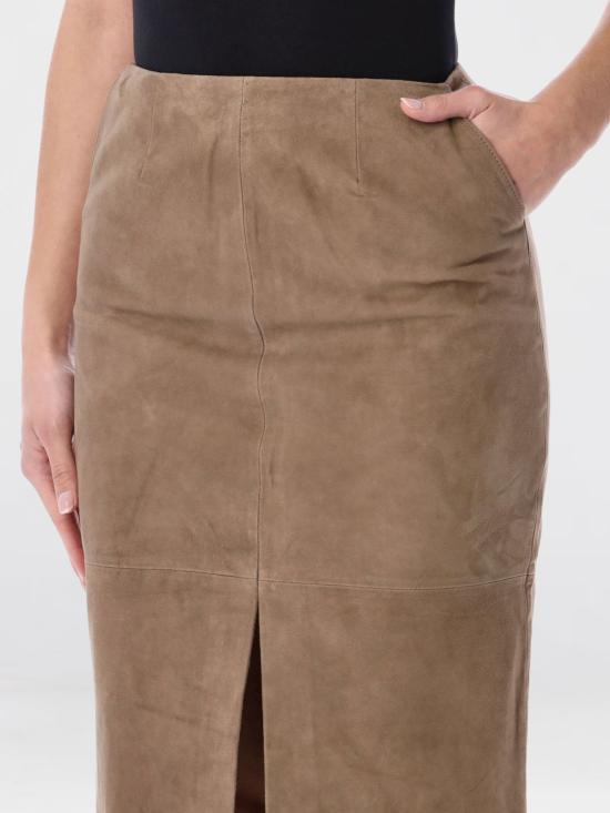 26SS 로테이트 미디 스커트 115300 1683 Beige - ROTATE