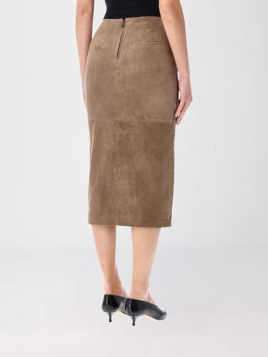 26SS 로테이트 미디 스커트 115300 1683 Beige - ROTATE