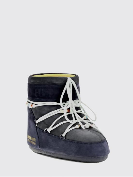 26SS 문부츠 아이콘 나일론 로우 부츠 80D1409730 FH02 Navy - MOON BOOT