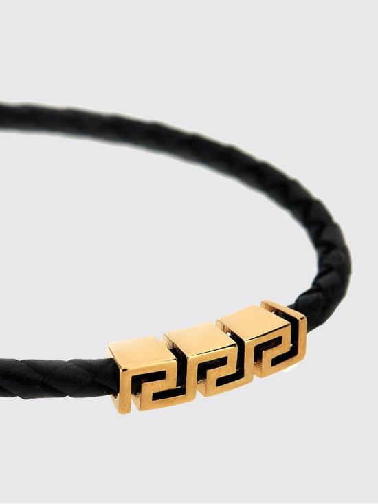 26SS 베르사체 브레이슬릿 10227921A00637 1B00V Black - VERSACE