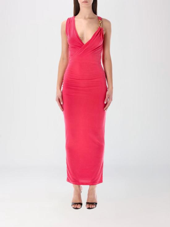 26SS 발망 롱 원피스 GF1RP012JJ77 4PK Fuchsia