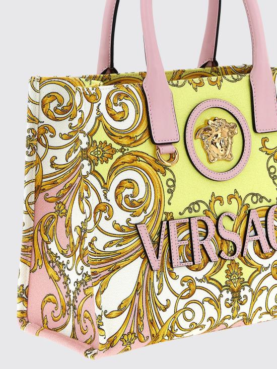 26SS 베르사체 라 메두사 바로코 프린티드 스몰 토트백 10058611A17148 5PD4V Pink - VERSACE