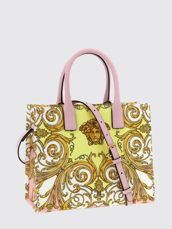 26SS 베르사체 라 메두사 바로코 프린티드 스몰 토트백 10058611A17148 5PD4V Pink - VERSACE