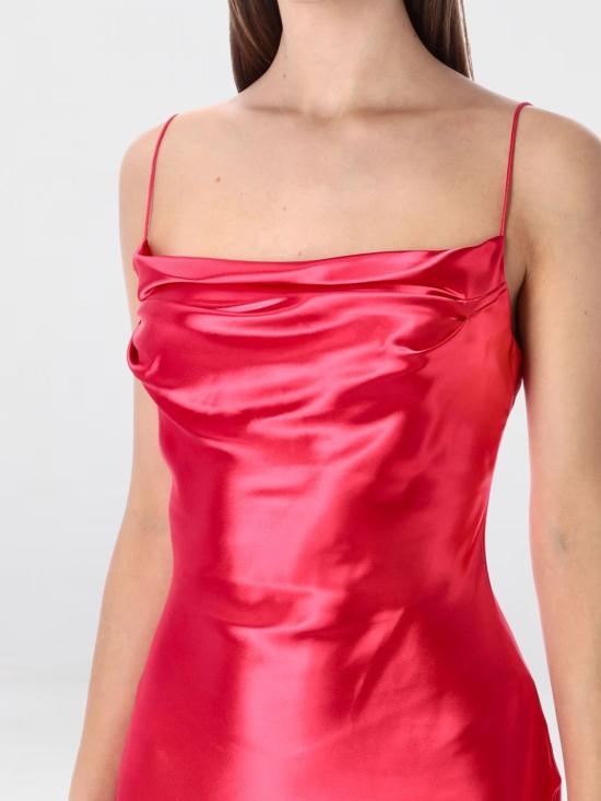 26SS 발망 롱 원피스 GF1R2480VI60 4PK Fuchsia - BALMAIN