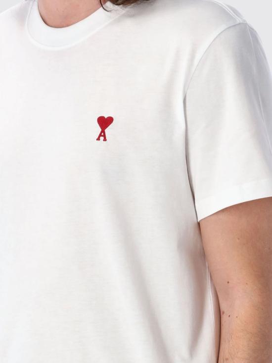 26SS 아미 반팔 티셔츠 BFUTS035724 100 White - AMI