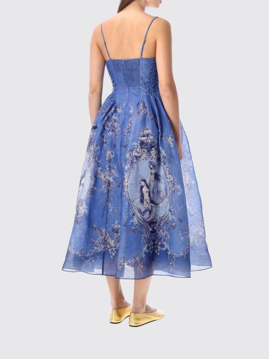 26SS 짐머만 롱 원피스 6347DC261 BLME Blue - ZIMMERMANN