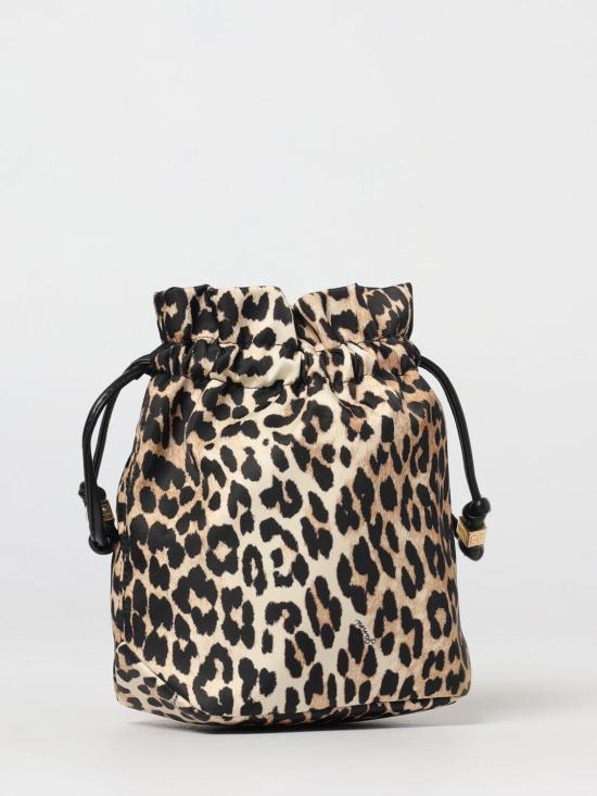 26SS 가니 부 버킷 파우치 B3010069 859 Brown - GANNI