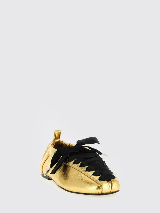 26SS 가니 플랫 슈즈 B1020041 339 Gold - GANNI