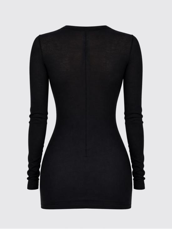 26SS 릭 오웬스 반팔 티셔츠 RP01F6202MR 09 Black - RICK OWENS